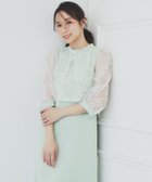 【インデックス/INDEX】のフラワーチュールドッキングフレアワンピース【洗濯機洗い可】 人気、トレンドファッション・服の通販 founy(ファニー) ファッション Fashion レディースファッション Fashion for Women ワンピース Dresses 春 Spring スマート Smart, Elegant チュール Tulip, Tulip Motif ドレス Dress, One-Piece ドレープ Drape, Draping Fabric フォーマル Formal, Dressy フラワー Flower, Floral ポケット Pocket, Pocket Detail おすすめ Recommended / Our Picks エレガント 上品 Elegant 二次会 After Party thumbnail ミントグリーン|ID: prp329100004824672 ipo3291000000035089741