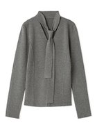 【フレイ アイディー/FRAY I.D】のボウタイVネックニットトップス 人気、トレンドファッション・服の通販 founy(ファニー) ファッション Fashion レディースファッション Fashion for Women トップス・カットソー Cut & Sew Tops ニット Knit Tops & Sweaters Vネックトップス V-Neck Tops / V-Cut Neckline Shirts エレガント 上品 Elegant コンパクト Compact, Small Size ジャケット Jacket, Outerwear ストレッチ Stretch, Stretchy Fabric スマート Smart, Elegant デコルテ Décolleté, Neckline 定番 Standard, Basic Item フィット Fit, Slim Fit リュクス Luxury, Elegant, High-End, Chic おすすめ Recommended / Our Picks thumbnail GRY[006]|ID: prp329100004824684 ipo3291000000035090057