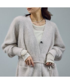 【サロン アダム エ ロペ/SALON adam et rope'】の【WEB限定】フォックスウールVネックニットカーディガン 人気、トレンドファッション・服の通販 founy(ファニー) ファッション Fashion レディースファッション Fashion for Women トップス・カットソー Cut & Sew Tops ニット Knit Tops & Sweaters カーディガン・羽織り Layered Style Cardigans Vネックトップス V-Neck Tops / V-Cut Neckline Shirts カシュクール Wrap Design カーディガン Cardigan, Knitwear デニム Denim, Jeans Material フェイス Face, Facial Design フォックス Fox, Fox Fur フロント Front, Front Design ポケット Pocket, Pocket Detail ミリタリー Military, Army Style ラグジュアリー Luxury, Elegant A/W・秋冬 Autumn/Winter エレガント 上品 Elegant |ID:prp329100004824699