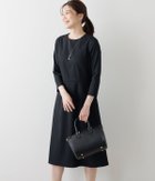 【ニューヨーカー/NEWYORKER】のジオメトリックジャカード 7分袖ワンピース 人気、トレンドファッション・服の通販 founy(ファニー) ファッション Fashion レディースファッション Fashion for Women ワンピース Dresses オケージョン Occasion Wear シンプル Simple, Minimal ジャカード／ジャガード Jacquard, Woven Pattern ベーシック Basic, Essential ポケット Pocket, Pocket Detail A/W・秋冬 Autumn/Winter エレガント 上品 Elegant ビジネス 仕事 通勤 Business / Work / Commuting thumbnail ブラック|ID: prp329100004824704 ipo3291000000035090465