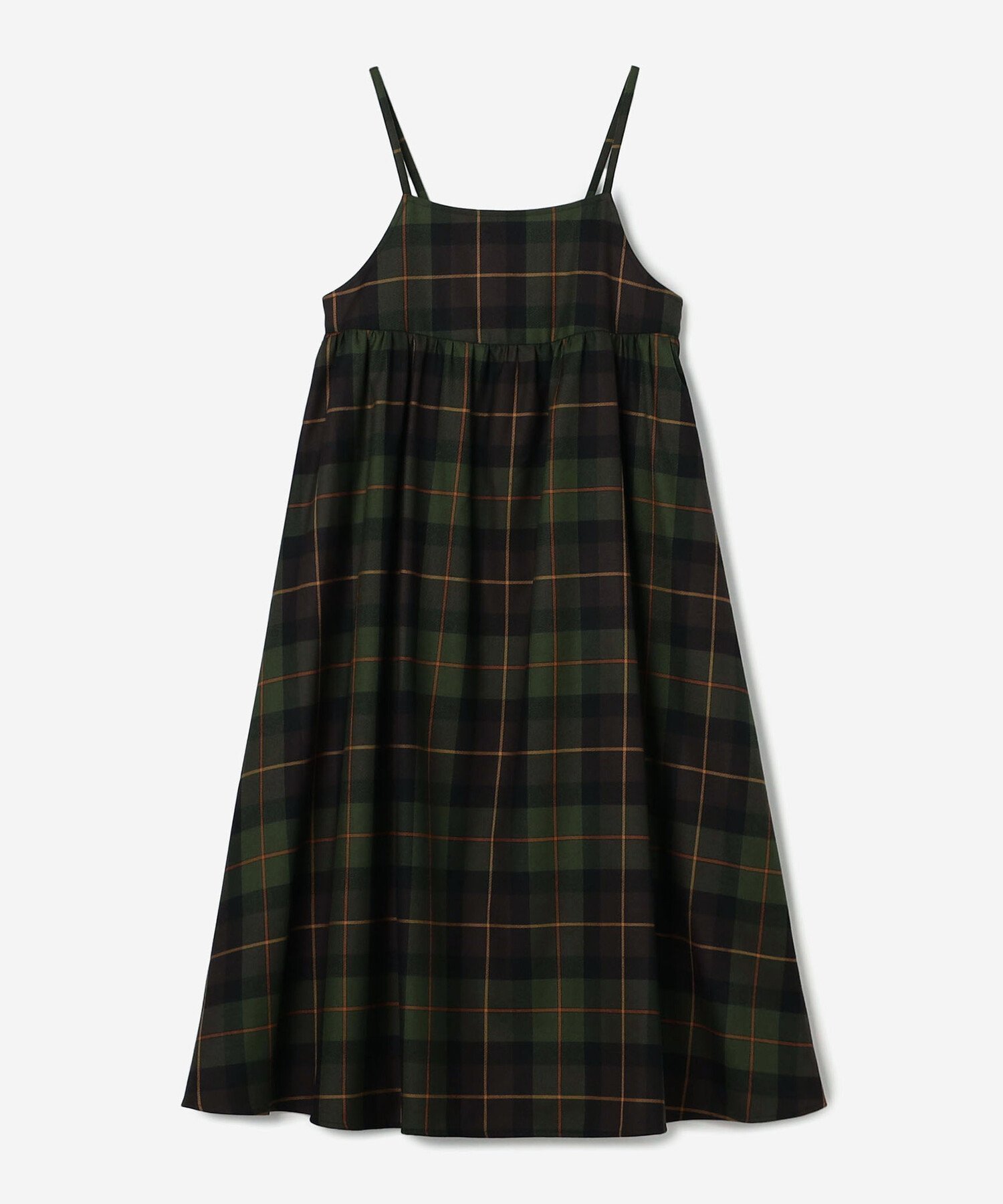 【ビショップ/Bshop】のウーステッドウール キャミソールワンピース WOMEN インテリア・キッズ・メンズ・レディースファッション・服の通販 founy(ファニー) 　ファッション　Fashion　レディースファッション　Fashion for Women　ワンピース　Dresses　キャミソール　Camisole, Spaghetti Strap Top　キルト　Quilt, Quilted Fabric　クラシカル　Classical, Vintage-Inspired　軽量　Lightweight, Ultra Light　シルク　Silk, 100% Silk　チェック　Check, Plaid, Tartan　ループ　Loop, Loop Knit　ロング　Long, Long-Length　おすすめ　Recommended / Our Picks　GREEN系1|ID: prp329100004824706 ipo3291000000035112969
