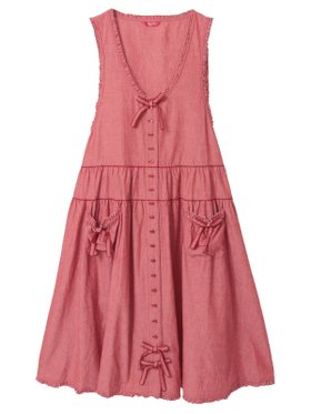 【ピンクハウス/PINK HOUSE】のダンガリージャンパースカート 人気、トレンドファッション・服の通販 founy(ファニー) ファッション Fashion レディースファッション Fashion for Women スカート Skirts ダンガリー Dungaree, Chambray ネップ Nepp, Slub Yarn フロント Front, Front Design ベスト Vest, Waistcoat ペチコート Petticoat, Underskirt ロング Long, Long-Length エレガント 上品 Elegant 春 Spring |ID:prp329100004824726