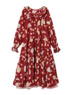 【ピンクハウス/PINK HOUSE】の幸見うさぎプリントミディワンピース 人気、トレンドファッション・服の通販 founy(ファニー) ファッション Fashion レディースファッション Fashion for Women ワンピース Dresses 春 Spring フリル Frill, Ruffle プリント Print, Printed Pattern モチーフ Motif, Design Theme リボン Ribbon, Bow thumbnail アカ|ID: prp329100004824728 ipo3291000000035112472