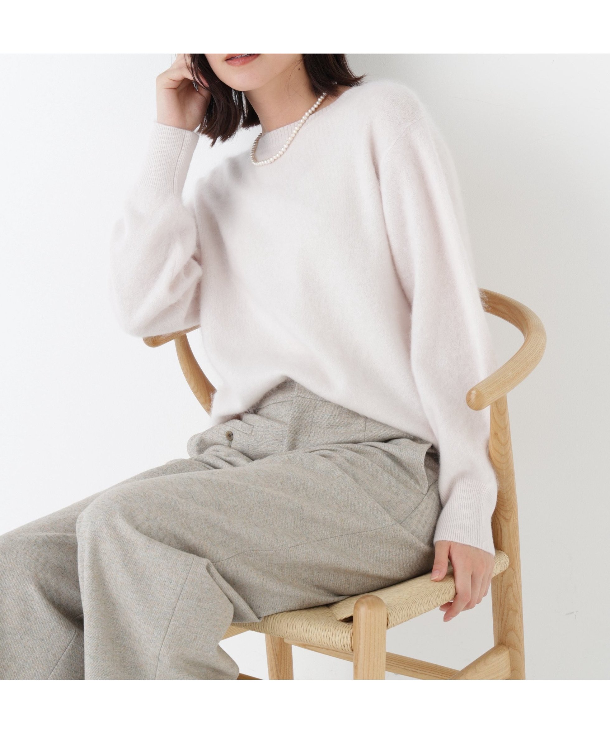 【ヒューマンウーマン/HUMAN WOMAN】のウールファーニットプルオーバー 人気、トレンドファッション・服の通販 founy(ファニー) 　ファッション　Fashion　レディースファッション　Fashion for Women　トップス・カットソー　Cut & Sew Tops　ニット　Knit Tops & Sweaters　カジュアルプルオーバー・ニットトップス　Pullovers & Knit Tops / Casual Pullovers　おすすめ　Recommended / Our Picks　シンプル　Simple, Minimal　スタンダード　Standard, Basic　タイトスカート　Pencil Skirt, Tight Skirt　ベーシック　Basic, Essential　 other-1|ID: prp329100004824747 ipo3291000000035090881