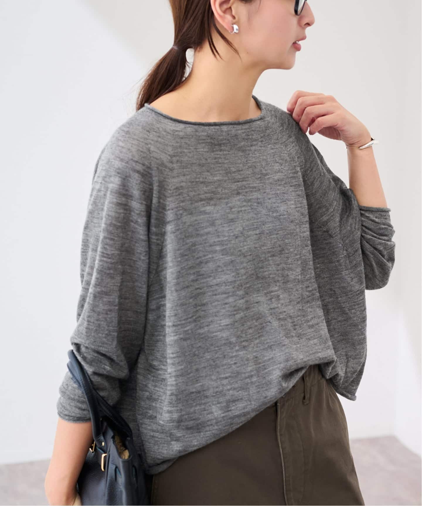 【フレームワーク/FRAMeWORK】の≪手洗い可≫ウォッシャブルアルパカミックスナイロンポンチョニット インテリア・キッズ・メンズ・レディースファッション・服の通販 founy(ファニー) 　ファッション　Fashion　レディースファッション　Fashion for Women　アウター　Coat / Outerwear Collection　ポンチョ・ケープコート　Ponchos & Capes　トップス・カットソー　Cut & Sew Tops　ニット　Knit Tops & Sweaters　ウォッシャブル　Machine Washable　グレーA|ID: prp329100004824752 ipo3291000000035090944