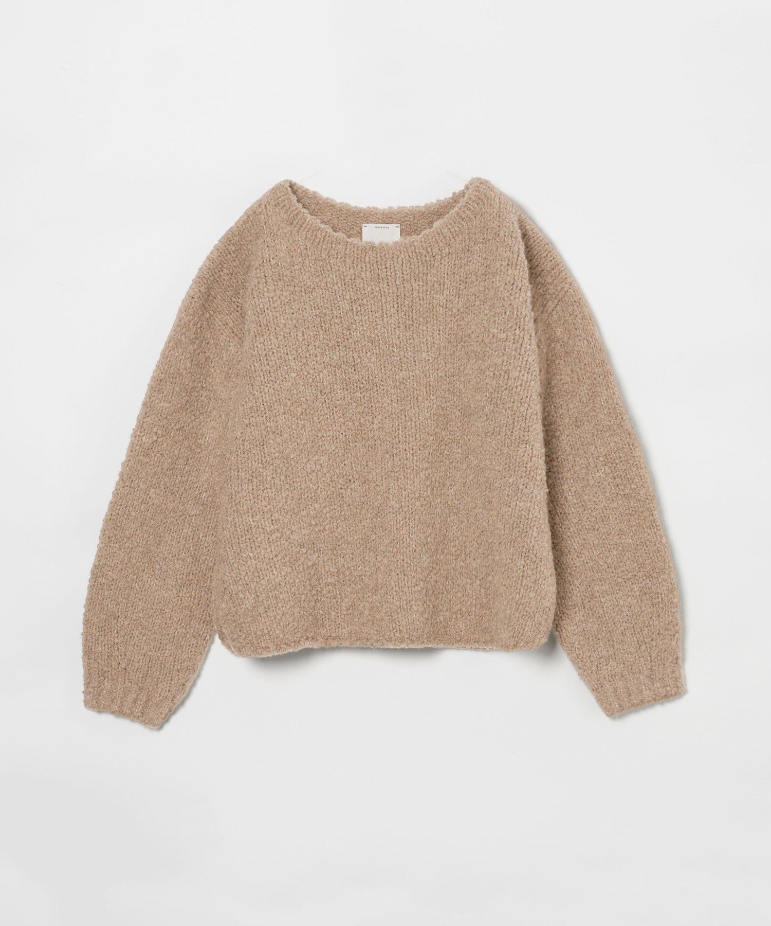 【ユナイテッドアローズ/UNITED ARROWS】のconte サイドスリット ローゲージ クルーネックニット インテリア・キッズ・メンズ・レディースファッション・服の通販 founy(ファニー) 　ファッション　Fashion　レディースファッション　Fashion for Women　トップス・カットソー　Cut & Sew Tops　ニット　Knit Tops & Sweaters　スリット　Slit, Slit Detail　スリーブ　Sleeve, Long Sleeve / Short Sleeve　メンズ　Men's, Menswear　ランダム　Random, Irregular　BEIGE|ID: prp329100004824754 ipo3291000000035090952