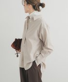 【アーバンリサーチ ドアーズ/URBAN RESEARCH DOORS】の起毛レギュラーカラーシャツ 人気、トレンドファッション・服の通販 founy(ファニー) ファッション Fashion レディースファッション Fashion for Women トップス・カットソー Cut & Sew Tops シャツ・ブラウス・オフィスカジュアル Elegant Blouses & Button-Ups 2025年 2025 2025-2026秋冬・A/W Autumn/Winter 2025–26 AW25–26 冬 Winter / This Winter インナー Innerwear シンプル Simple, Minimal ストライプ Stripe, Striped Pattern タートルネック Turtleneck, High Neck 無地 Plain, Solid Color A/W・秋冬 Autumn/Winter thumbnail ベージュ|ID: prp329100004824757 ipo3291000000035090983