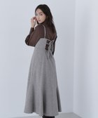 【ナチュラル ビューティー ベーシック/NATURAL BEAUTY BASIC】のバックリボンジャンスカ 人気、トレンドファッション・服の通販 founy(ファニー) ファッション Fashion レディースファッション Fashion for Women マーメイド Mermaid, Fishtail Silhouette 冬 Winter / This Winter thumbnail ブラウン|ID: prp329100004824774 ipo3291000000035091241