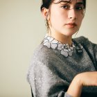 【ローズティアラ/Rose Tiara】のラメ スパンコールニットプルオーバー 人気、トレンドファッション・服の通販 founy(ファニー) ファッション Fashion レディースファッション Fashion for Women トップス・カットソー Cut & Sew Tops ニット Knit Tops & Sweaters カジュアルプルオーバー・ニットトップス Pullovers & Knit Tops / Casual Pullovers オーガンジー Organza Fabric シアー Sheer, See-Through スタンダード Standard, Basic スパンコール Sequins, Sequin Embellishment スマート Smart, Elegant プリント Print, Printed Pattern ポケット Pocket, Pocket Detail thumbnail グレー|ID: prp329100004824780 ipo3291000000035091375