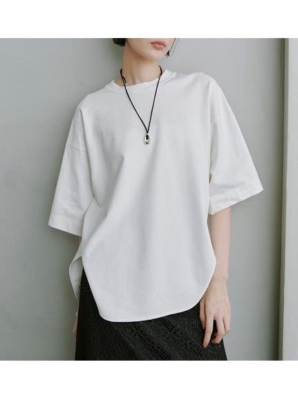 【ミースロエ/MIESROHE】のサテン切り替えカットソートップス 人気、トレンドファッション・服の通販 founy(ファニー) 雑誌掲載アイテム Magazine Picks & Fashion Features ファッション雑誌 Fashion Magazines ヴェリィ VERY ファッション Fashion レディースファッション Fashion for Women トップス・カットソー Cut & Sew Tops カットソー・ベーシックTシャツ Cut-and-Sewn Tops / Stretch Tees & Basics 7月号 July Issue サテン Satin, Glossy Fabric シンプル Simple, Minimal スマート Smart, Elegant 半袖 Short Sleeve, Half Sleeve 雑誌 Magazine, Fashion Magazine other-1|ID: prp329100004824783 ipo3291000000035091434