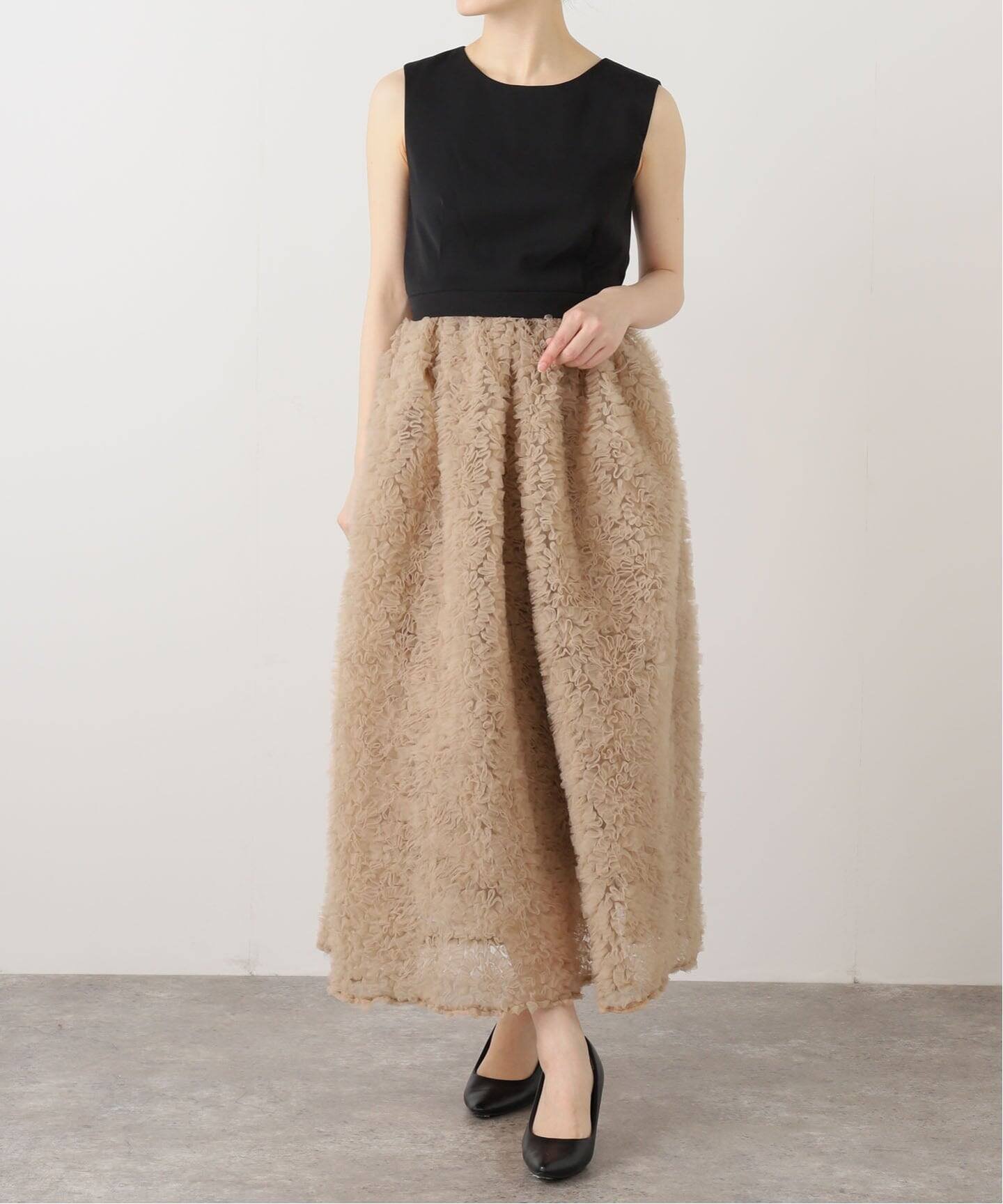 【ラ トータリテ/La TOTALITE】のチュールセットアップドレス 人気、トレンドファッション・服の通販 founy(ファニー) 　ファッション　Fashion　レディースファッション　Fashion for Women　ワンピース　Dresses　フォーマル・パーティードレス・結婚式用ドレス　Elegant & Casual Dresses　スマート　Smart, Elegant　チュール　Tulip, Tulip Motif　ドレス　Dress, One-Piece　バランス　Balance, Style Balance　結婚式　Wedding　 other-1|ID: prp329100004824809 ipo3291000000035091792