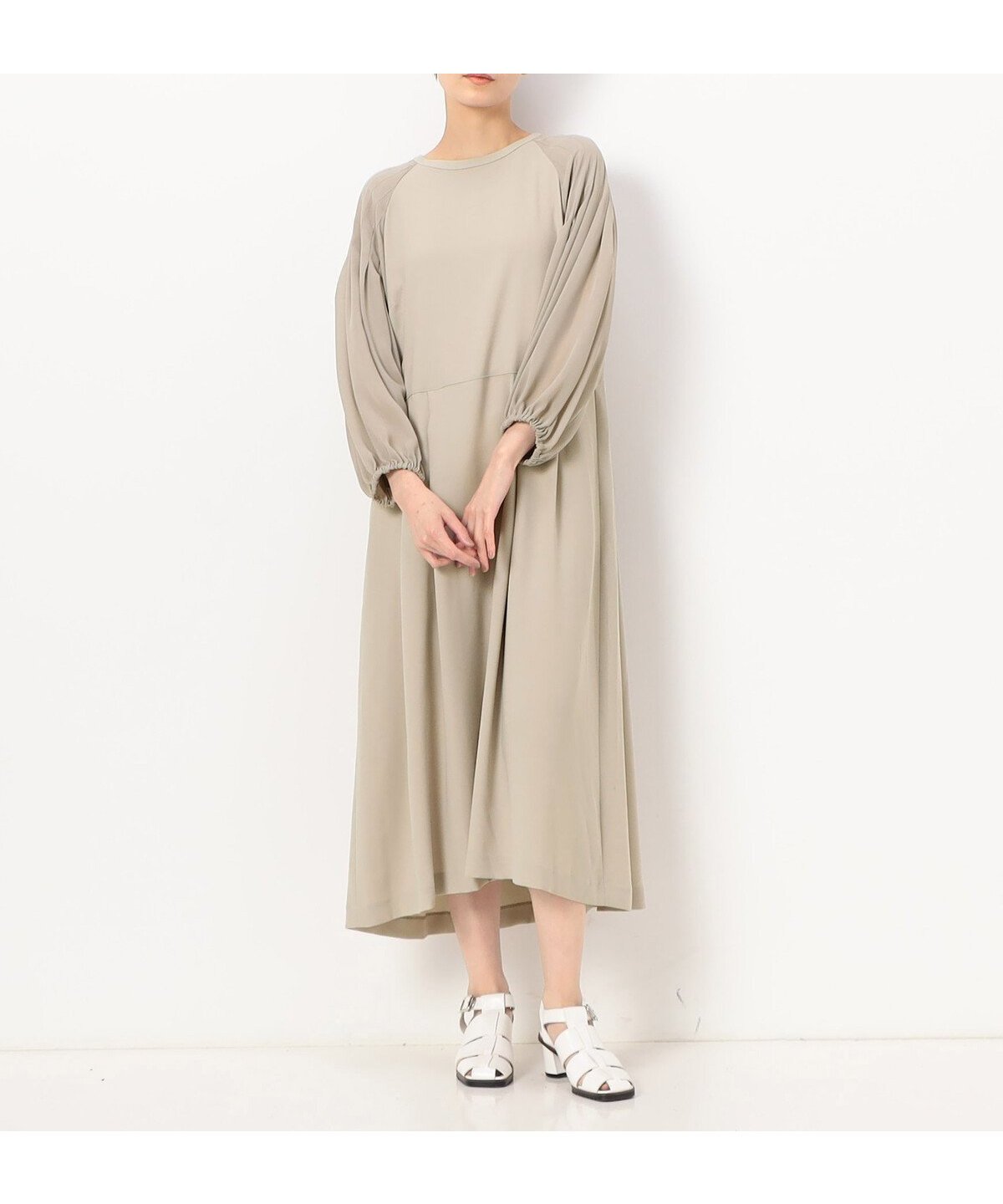 【コムサ/COMME CA】のバックサテン梨地ストレッチ ドレス 人気、トレンドファッション・服の通販 founy(ファニー) 　ファッション　Fashion　レディースファッション　Fashion for Women　ワンピース　Dresses　フォーマル・パーティードレス・結婚式用ドレス　Elegant & Casual Dresses　バッグ　Bags　コンシャス　Conscious, Bodycon　サテン　Satin, Glossy Fabric　ジョーゼット　Georgette, Semi-Sheer Fabric　ストレッチ　Stretch, Stretchy Fabric　スリーブ　Sleeve, Long Sleeve / Short Sleeve　ドレス　Dress, One-Piece　フェミニン　Feminine, Girly　エレガント 上品　Elegant　セレモニー　Ceremony　 other-1|ID: prp329100004824820 ipo3291000000035091961