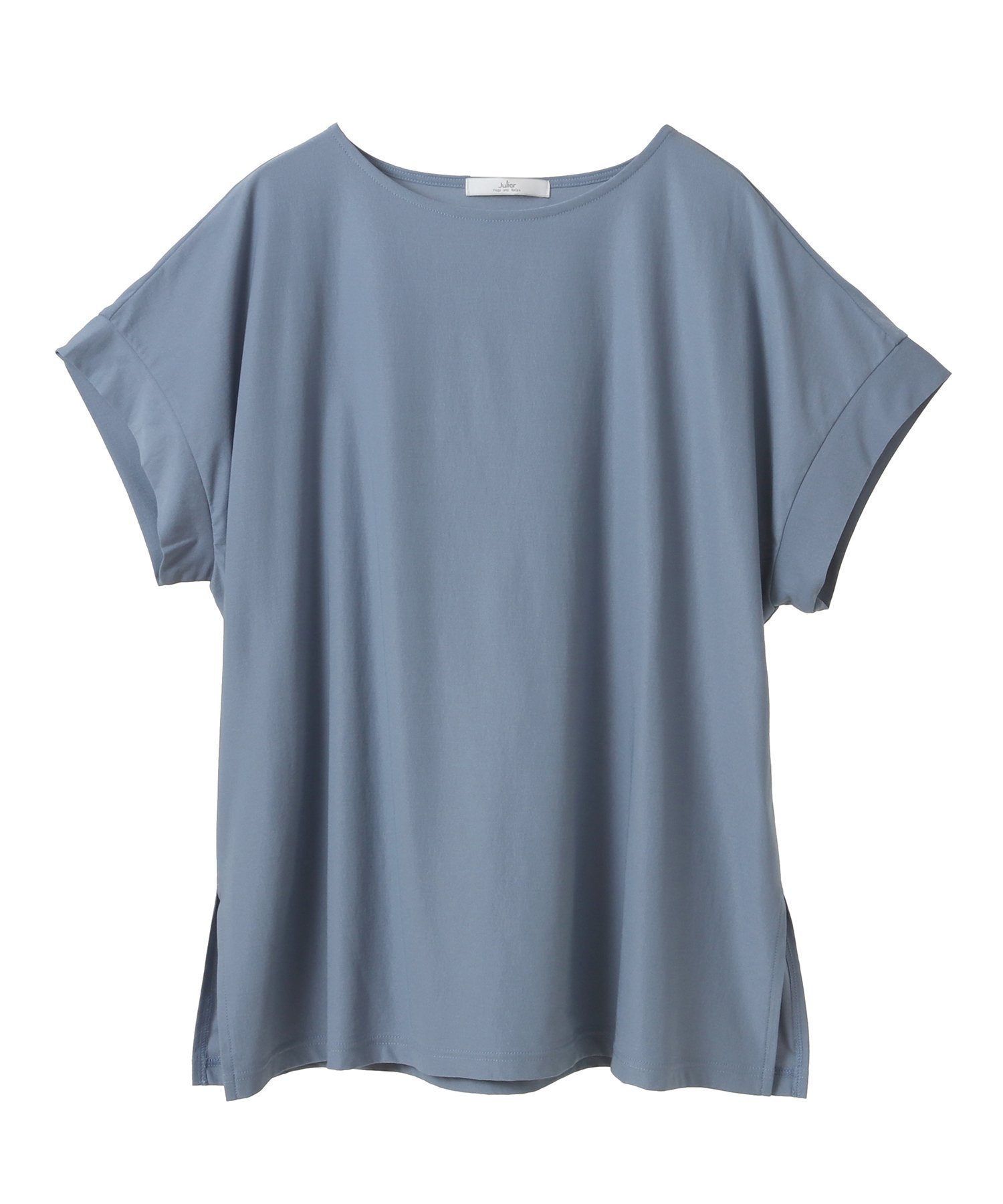 【ジュリエ/Julier】のライトプライム オーバートップス インテリア・キッズ・メンズ・レディースファッション・服の通販 founy(ファニー) 　ファッション　Fashion　レディースファッション　Fashion for Women　トップス・カットソー　Cut & Sew Tops　コレクション　Collection, Seasonal Line　ショルダー　Shoulder, Shoulder Strap　ストレッチ　Stretch, Stretchy Fabric　スリット　Slit, Slit Detail　ドロップ　Drop Shoulder, Dropped Style　半袖　Short Sleeve, Half Sleeve　無地　Plain, Solid Color　ヨガ　Yoga, Yoga Wear　ランニング　Running, Running Wear, Activewear, Jogging　リラックス　Relax, Relaxed Fit　ワイド　Wide, Wide Fit　ワーク　Workwear, Utility Style　お家時間・ステイホーム　Stay Home / At Home　ブルー|ID: prp329100004824822 ipo3291000000035091974