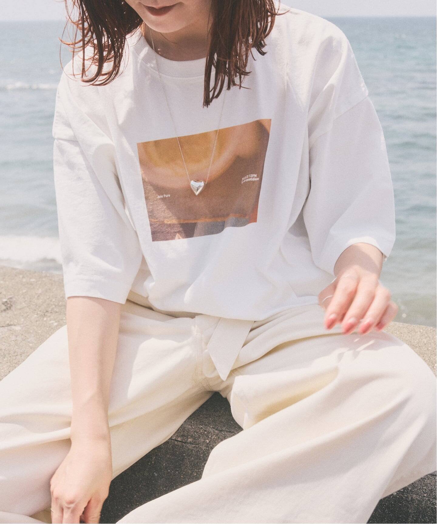 【スピック&スパン/Spick & Span】の《追加》【PAY・DAY * ABEMORI】 PHOTO TEE BIG RE インテリア・キッズ・メンズ・レディースファッション・服の通販 founy(ファニー) 　ファッション　Fashion　レディースファッション　Fashion for Women　オレンジ　Orange　カメラ　Camera Accessories　グラフィック　Graphic, Graphic Design　シンプル　Simple, Minimal　スーツ　Suit, Formalwear　プリント　Print, Printed Pattern　ルーズ　Loose, Oversized　ワーク　Workwear, Utility Style　ホワイト|ID: prp329100004824827 ipo3291000000035092036