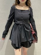 【リリーブラウン/Lily Brown】のカーデセットペプラムトップス 人気、トレンドファッション・服の通販 founy(ファニー) ファッション Fashion レディースファッション Fashion for Women トップス・カットソー Cut & Sew Tops カットソー Cut and Sewn Top カーディガン Cardigan, Knitwear キャミワンピース Cami Dress, Slip Dress ショート Short, Short Length スマート Smart, Elegant バランス Balance, Style Balance ペプラム Peplum, Flared Hem thumbnail BLK[009]|ID: prp329100004824829 ipo3291000000035092052