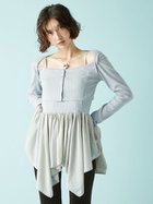 【リリーブラウン/Lily Brown】のカーデセットペプラムトップス 人気、トレンドファッション・服の通販 founy(ファニー) ファッション Fashion レディースファッション Fashion for Women トップス・カットソー Cut & Sew Tops カットソー Cut and Sewn Top カーディガン Cardigan, Knitwear キャミワンピース Cami Dress, Slip Dress ショート Short, Short Length スマート Smart, Elegant バランス Balance, Style Balance ペプラム Peplum, Flared Hem thumbnail BLU[086]|ID: prp329100004824829 ipo3291000000035092053