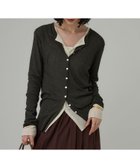 【バビロン/BABYLONE / KIDS】の2WAYストレッチウールテレコ 人気、トレンドファッション・服の通販 founy(ファニー) ファッション Fashion キッズファッション Fashion for Kids おすすめ Recommended / Our Picks カーディガン Cardigan, Knitwear シンプル Simple, Minimal テレコ Ribbed, Rib Stitch フレア Flare, Flared 再入荷 Restock / Back in Stock 秋 Autumn thumbnail チャコール18|ID: prp329100004824840 ipo3291000000035092252