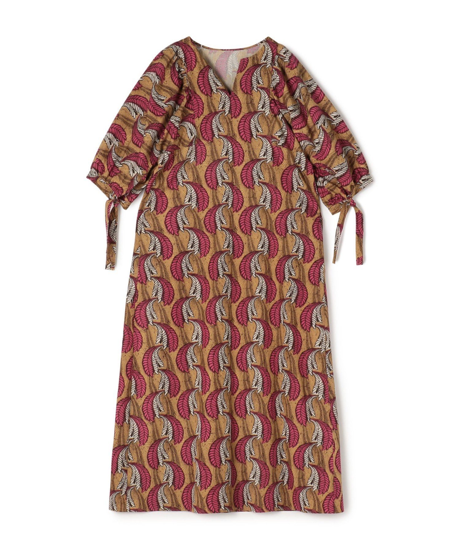 【トゥモローランド/TOMORROWLAND】のアフリカンプリント キーネックワンピース インテリア・キッズ・メンズ・レディースファッション・服の通販 founy(ファニー) ファッション Fashion レディースファッション Fashion for Women ワンピース Dresses おすすめ Recommended / Our Picks ギャザー Gathered, Ruffled サンダル Sandals, Summer Shoes シューズ Shoes, Footwear バランス Balance, Style Balance フラット Flat, Flat Shoes フレア Flare, Flared プリント Print, Printed Pattern ミックス Mix, Mixed Style リゾート Resort, Vacation Style 42 ライトベージュ系|ID: prp329100004824844 ipo3291000000035092298