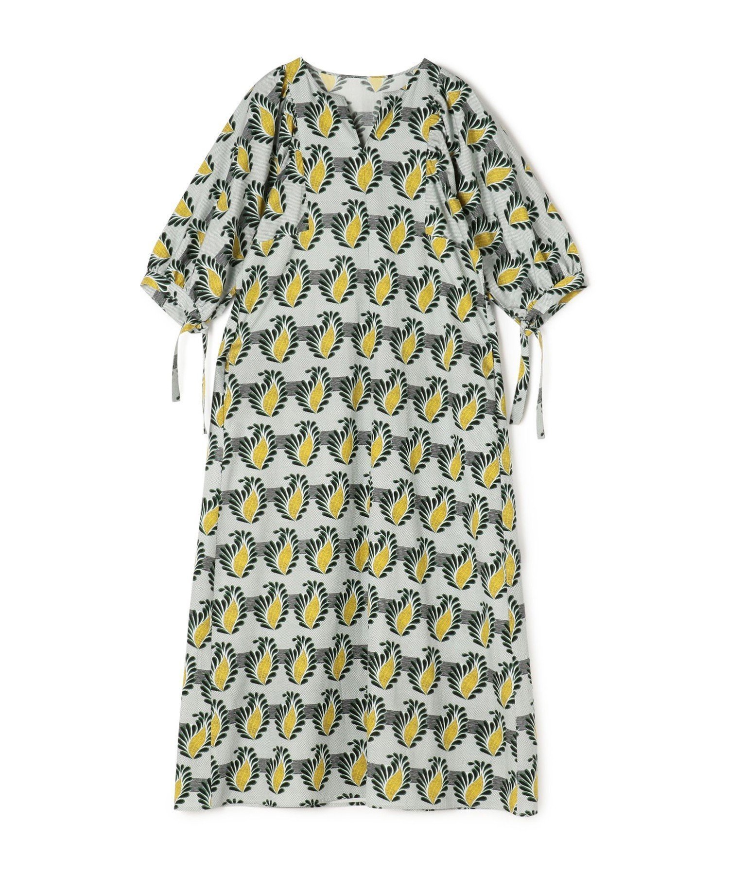 【トゥモローランド/TOMORROWLAND】のアフリカンプリント キーネックワンピース インテリア・キッズ・メンズ・レディースファッション・服の通販 founy(ファニー) ファッション Fashion レディースファッション Fashion for Women ワンピース Dresses おすすめ Recommended / Our Picks ギャザー Gathered, Ruffled サンダル Sandals, Summer Shoes シューズ Shoes, Footwear バランス Balance, Style Balance フラット Flat, Flat Shoes フレア Flare, Flared プリント Print, Printed Pattern ミックス Mix, Mixed Style リゾート Resort, Vacation Style 52 ライトグリーン系|ID: prp329100004824844 ipo3291000000035092299