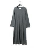 【マーコート/MARcourt】のMIDIUMISOLID for Ladies ワッフルワンピース 人気、トレンドファッション・服の通販 founy(ファニー) ファッション Fashion レディースファッション Fashion for Women ワンピース Dresses ストレート Straight, Straight Cut スリット Slit, Slit Detail トレンド Trend, Trending Now ベーシック Basic, Essential ポケット Pocket, Pocket Detail マキシ Maxi, Full Length ワッフル Waffle, Waffle Knit 今季 This Season, Current Season 長袖 Long Sleeve, Full Sleeve thumbnail グレー|ID: prp329100004824853 ipo3291000000035092409