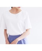 【リフレクト/Reflect】の【手洗い可】レースデザインジャージTシャツ 人気、トレンドファッション・服の通販 founy(ファニー) ファッション Fashion レディースファッション Fashion for Women トップス・カットソー Cut & Sew Tops シャツ・ブラウス・オフィスカジュアル Elegant Blouses & Button-Ups ロングTシャツ・Tシャツ Longline T-Shirts & Tees シルケット Silket, Silky Cotton ジャケット Jacket, Outerwear スマート Smart, Elegant スリット Slit, Slit Detail バランス Balance, Style Balance レース Lace, Lace Fabric thumbnail オフホワイト|ID: prp329100004824855 ipo3291000000035092442