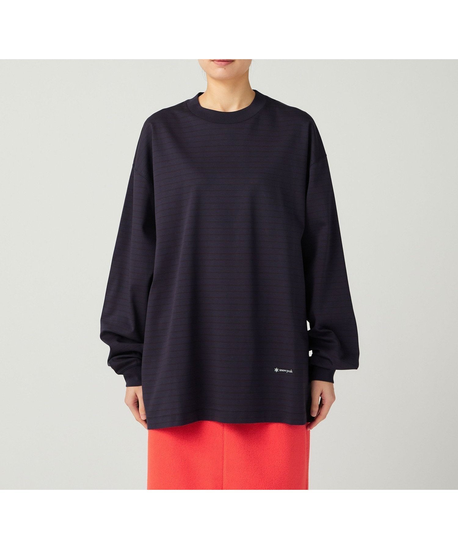 【スノーピーク/SNOW PEAK】のOG CottonMercerizedBD L/S T-Shirt インテリア・キッズ・メンズ・レディースファッション・服の通販 founy(ファニー) 　ファッション　Fashion　レディースファッション　Fashion for Women　トップス・カットソー　Cut & Sew Tops　シャツ・ブラウス・オフィスカジュアル　Elegant Blouses & Button-Ups　ロングTシャツ・Tシャツ　Longline T-Shirts & Tees　オーガニック　Organic Cotton　シルケット　Silket, Silky Cotton　スマート　Smart, Elegant　スリーブ　Sleeve, Long Sleeve / Short Sleeve　長袖　Long Sleeve, Full Sleeve　ビビッド　Vivid, Bright Tone　ベーシック　Basic, Essential　ボトム　Bottoms, Lower Wear　ボーダー　Border, Stripe　半袖　Short Sleeve, Half Sleeve　無地　Plain, Solid Color　ロング　Long, Long-Length　A/W・秋冬　Autumn/Winter　冬　Winter / This Winter　おすすめ　Recommended / Our Picks　2025年　2025　2025-2026秋冬・A/W　Autumn/Winter 2025–26 AW25–26　BLUE BD|ID: prp329100004824862 ipo3291000000035092556