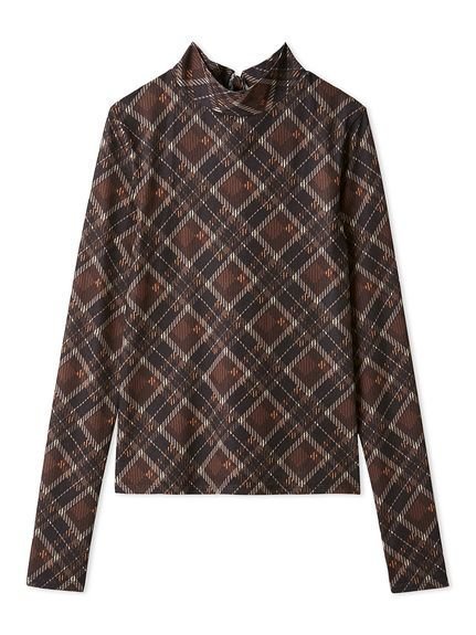 【リリーブラウン/Lily Brown】のボウタイシアートップス インテリア・キッズ・メンズ・レディースファッション・服の通販 founy(ファニー) 　ファッション　Fashion　レディースファッション　Fashion for Women　トップス・カットソー　Cut & Sew Tops　インナー　Innerwear　シアー　Sheer, See-Through　スウェット / スエット　Sweatshirt, Sweatwear　ストレッチ　Stretch, Stretchy Fabric　スマート　Smart, Elegant　チェック　Check, Plaid, Tartan　ビジュー　Bijou, Jewel-like Accent　フィット　Fit, Slim Fit　CHECK[931]|ID: prp329100004824865 ipo3291000000035092570