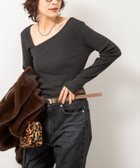 【ノーリーズ/NOLLEY'S】のウォッシャブルリブカットアウト2WAYロンT 人気、トレンドファッション・服の通販 founy(ファニー) ファッション Fashion レディースファッション Fashion for Women トップス・カットソー Cut & Sew Tops ロングTシャツ・Tシャツ Longline T-Shirts & Tees ヴィンテージ Vintage Style シンプル Simple, Minimal ジャケット Jacket, Outerwear ストレッチ Stretch, Stretchy Fabric おすすめ Recommended / Our Picks 2025年 2025 2025-2026秋冬・A/W Autumn/Winter 2025–26 AW25–26 thumbnail チャコールグレー|ID: prp329100004824867 ipo3291000000035092605