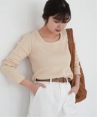 【スローブ イエナ/SLOBE IENA】の《追加》SAWAHOCO パーフェクトカットソー 人気、トレンドファッション・服の通販 founy(ファニー) ファッション Fashion レディースファッション Fashion for Women トップス・カットソー Cut & Sew Tops カットソー・ベーシックTシャツ Cut-and-Sewn Tops / Stretch Tees & Basics インナー Innerwear カッティング Cutting Detail ジャケット Jacket, Outerwear スクエア Square, Square Shape デコルテ Décolleté, Neckline エレガント 上品 Elegant 2025年 2025 2025春夏・S/S Spring/Summer 2025 SS25 thumbnail ベージュ|ID: prp329100004824869 ipo3291000000035092620