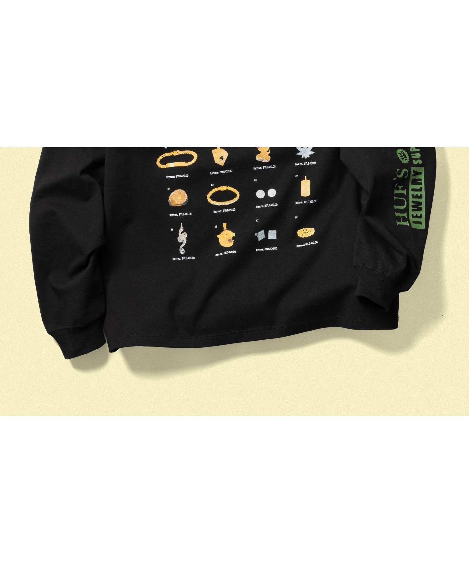 【ハフ/HUF】のJEWELRY LS TEE / HUF ハフ 長袖Tシャツ ロンT 人気、トレンドファッション・服の通販 founy(ファニー) 　ファッション　Fashion　レディースファッション　Fashion for Women　トップス・カットソー　Cut & Sew Tops　シャツ・ブラウス・オフィスカジュアル　Elegant Blouses & Button-Ups　ロングTシャツ・Tシャツ　Longline T-Shirts & Tees　長袖　Long Sleeve, Full Sleeve　 other-1|ID: prp329100004824872 ipo3291000000035092683