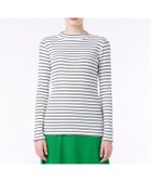 【ラコステ/LACOSTE】のモックネックロングスリーブTシャツ 人気、トレンドファッション・服の通販 founy(ファニー) ファッション Fashion レディースファッション Fashion for Women トップス・カットソー Cut & Sew Tops シャツ・ブラウス・オフィスカジュアル Elegant Blouses & Button-Ups ロングTシャツ・Tシャツ Longline T-Shirts & Tees インナー Innerwear ストレッチ Stretch, Stretchy Fabric モックネック Mock Neck, Short Turtleneck 定番 Standard, Basic Item thumbnail オフホワイト|ID: prp329100004824876 ipo3291000000035092757