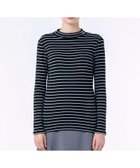 【ラコステ/LACOSTE】のモックネックロングスリーブTシャツ 人気、トレンドファッション・服の通販 founy(ファニー) ファッション Fashion レディースファッション Fashion for Women トップス・カットソー Cut & Sew Tops シャツ・ブラウス・オフィスカジュアル Elegant Blouses & Button-Ups ロングTシャツ・Tシャツ Longline T-Shirts & Tees インナー Innerwear ストレッチ Stretch, Stretchy Fabric モックネック Mock Neck, Short Turtleneck 定番 Standard, Basic Item thumbnail ブラック×ホワイト|ID: prp329100004824876 ipo3291000000035092758