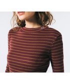 【ラコステ/LACOSTE】のモックネックロングスリーブTシャツ 人気、トレンドファッション・服の通販 founy(ファニー) ファッション Fashion レディースファッション Fashion for Women トップス・カットソー Cut & Sew Tops シャツ・ブラウス・オフィスカジュアル Elegant Blouses & Button-Ups ロングTシャツ・Tシャツ Longline T-Shirts & Tees インナー Innerwear ストレッチ Stretch, Stretchy Fabric モックネック Mock Neck, Short Turtleneck 定番 Standard, Basic Item thumbnail エンジ|ID: prp329100004824876 ipo3291000000035092770