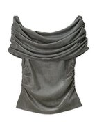 【セルフォード/CELFORD】のオフショルチュールベロアトップス 人気、トレンドファッション・服の通販 founy(ファニー) ファッション Fashion レディースファッション Fashion for Women トップス・カットソー Cut & Sew Tops ベロアトップス Velour Tops / Velvet-Look Items インナー Innerwear ギャザー Gathered, Ruffled シアー Sheer, See-Through スマート Smart, Elegant トレンド Trend, Trending Now ベロア Velour, Soft Velvet エレガント 上品 Elegant 夏 Summer thumbnail GRY[006]|ID: prp329100004824878 ipo3291000000035092808