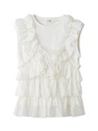 【リリーブラウン/Lily Brown】のフリルドッキング2wayトップス WHT[001]|ID: prp329100004824879 ipo3291000000035092813