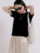 【ミースロエ/MIESROHE】のシアーベロアコンパクトT BLK[009]|ID: prp329100004824892 ipo3291000000035092930