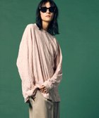 【メゾンスペシャル/MAISON SPECIAL】のCatch Washer Processing Prime-Over Crew Neck Long Sleeve T-Shirt 人気、トレンドファッション・服の通販 founy(ファニー) ファッション Fashion レディースファッション Fashion for Women トップス・カットソー Cut & Sew Tops シャツ・ブラウス・オフィスカジュアル Elegant Blouses & Button-Ups ロングTシャツ・Tシャツ Longline T-Shirts & Tees ショルダー Shoulder, Shoulder Strap ドロップ Drop Shoulder, Dropped Style ワッシャー Washer, Crinkled Finish thumbnail PNK|ID: prp329100004824893 ipo3291000000035092938