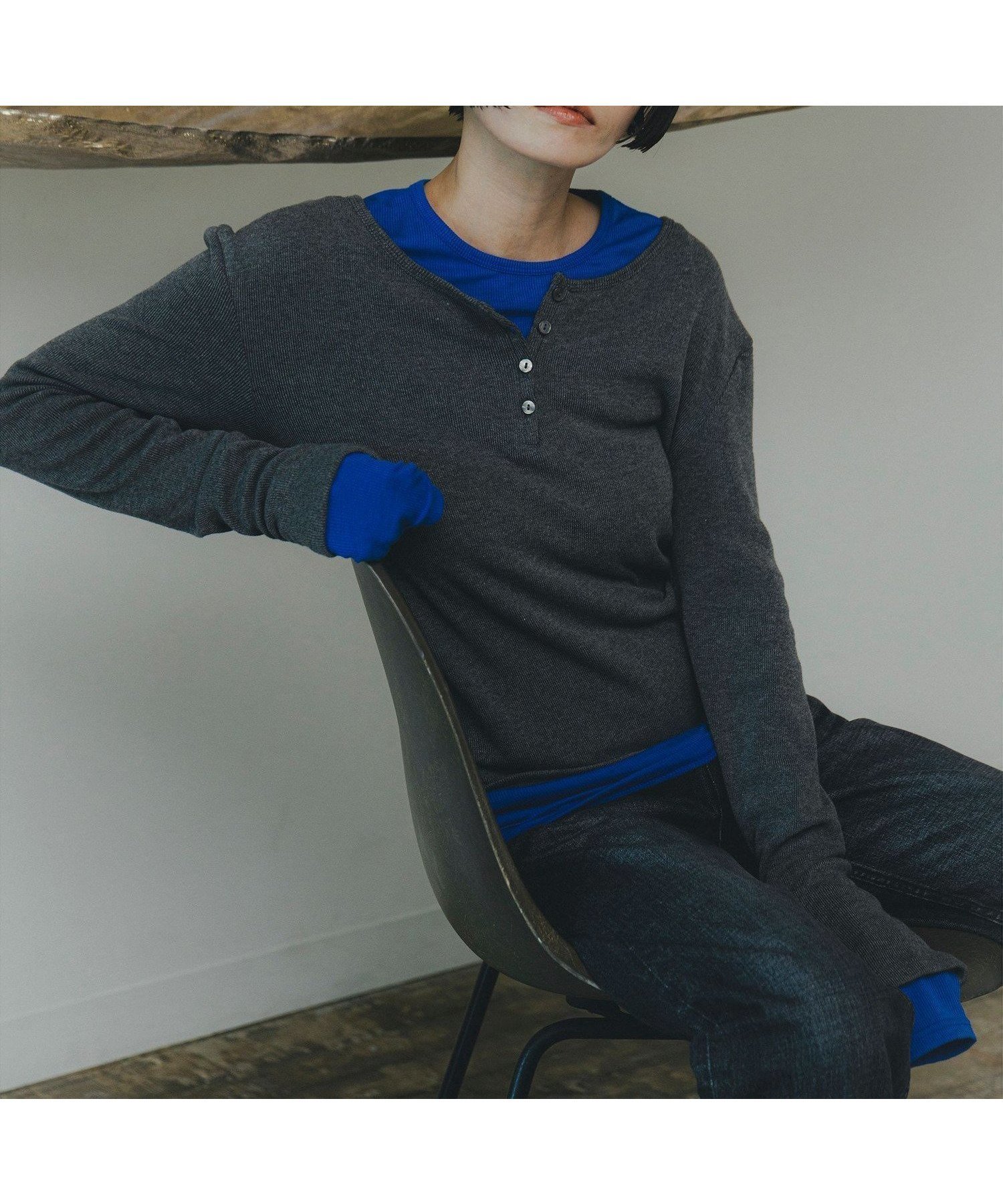 【カロリナ グレイサー/CAROLINA GLASER】のMai / アンサンブル カットソー インテリア・キッズ・メンズ・レディースファッション・服の通販 founy(ファニー) 　ファッション　Fashion　レディースファッション　Fashion for Women　トップス・カットソー　Cut & Sew Tops　アンサンブルニット　Knit Ensembles & Twin Sets　カットソー・ベーシックTシャツ　Cut-and-Sewn Tops / Stretch Tees & Basics　アンサンブル　Ensemble Set　インナー　Innerwear　カットソー　Cut and Sewn Top　スタンダード　Standard, Basic　スペシャル　Special, Limited Edition　トレンド　Trend, Trending Now　定番　Standard, Basic Item　GREY|ID: prp329100004824895 ipo3291000000035093001