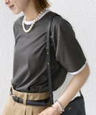 【シップス フォー ウィメン/SHIPS】の接触冷感 レイヤード ライク TEE 人気、トレンドファッション・服の通販 founy(ファニー) ファッション Fashion レディースファッション Fashion for Women インナー Innerwear シンプル Simple, Minimal スマート Smart, Elegant スリット Slit, Slit Detail デニム Denim, Jeans Material ボトム Bottoms, Lower Wear ポケット Pocket, Pocket Detail 夏 Summer 2025年 2025 2025春夏・S/S Spring/Summer 2025 SS25 thumbnail ダークグレー|ID: prp329100004824902 ipo3291000000035093132