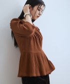 【アダム エ ロペ/ADAM ET ROPE'】の【WEB限定】ハーフスリーブペプラムカットソー 人気、トレンドファッション・服の通販 founy(ファニー) ファッション Fashion レディースファッション Fashion for Women トップス・カットソー Cut & Sew Tops カットソー・ベーシックTシャツ Cut-and-Sewn Tops / Stretch Tees & Basics ウォッシャブル Machine Washable カットソー Cut and Sewn Top ジャケット Jacket, Outerwear スラックス Slacks, Dress Pants スリーブ Sleeve, Long Sleeve / Short Sleeve テレコ Ribbed, Rib Stitch デニム Denim, Jeans Material フィット Fit, Slim Fit フェミニン Feminine, Girly ブルゾン Blouson, Bomber Jacket ペプラム Peplum, Flared Hem ボトム Bottoms, Lower Wear ポケット Pocket, Pocket Detail ロング Long, Long-Length A/W・秋冬 Autumn/Winter おすすめ Recommended / Our Picks エレガント 上品 Elegant 2026年 2026 thumbnail レンガ(75)|ID: prp329100004824903 ipo3291000000035093142