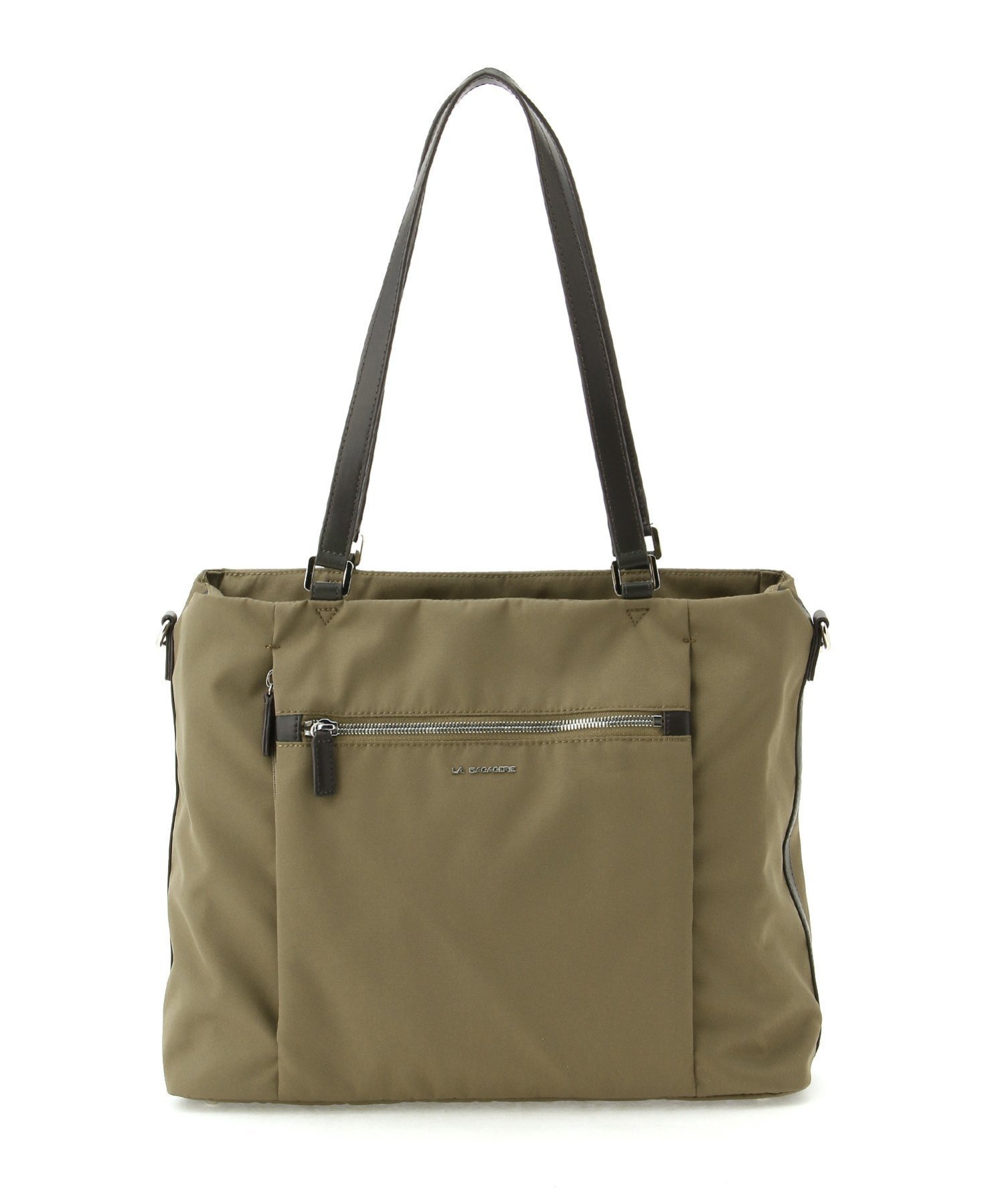 【ラ バガジェリー/LA BAGAGERIE】のコーデュラ×リサイクルレザー スクエアトート インテリア・キッズ・メンズ・レディースファッション・服の通販 founy(ファニー) 　ファッション　Fashion　レディースファッション　Fashion for Women　バッグ　Bags　クッション　Cushion, Throw Pillow　シンプル　Simple, Minimal　スーツケース キャリーケース　Suitcase / Carry Case　ビジネス 仕事 通勤　Business / Work / Commuting　ポケット　Pocket, Pocket Detail　エレガント 上品　Elegant　軽量　Lightweight, Ultra Light　21/BE|ID: prp329100004824931 ipo3291000000035094109