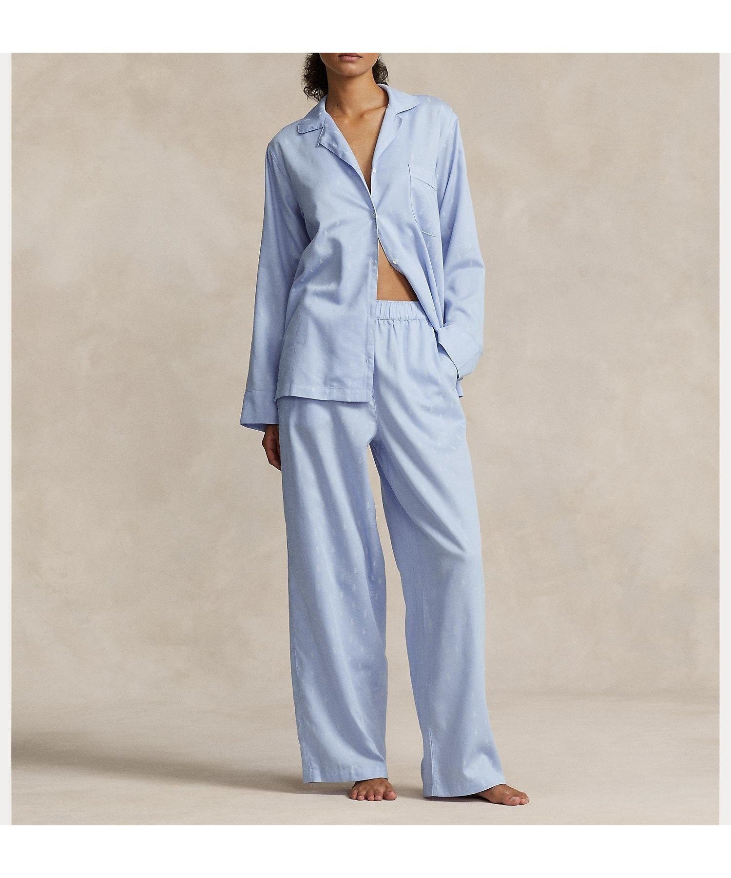 【ラルフローレン/RALPH LAUREN】のオールオーバー ポニー ロングスリーブ パジャマ セット 人気、トレンドファッション・服の通販 founy(ファニー) 　ファッション　Fashion　レディースファッション　Fashion for Women　ジャカード／ジャガード　Jacquard, Woven Pattern　スリーブ　Sleeve, Long Sleeve / Short Sleeve　パジャマ　Pajamas, Sleepwear　パッチ　Patch, Appliqué　ポケット　Pocket, Pocket Detail　モチーフ　Motif, Design Theme　ロング　Long, Long-Length　長袖　Long Sleeve, Full Sleeve　 other-1|ID: prp329100004824932 ipo3291000000035094111