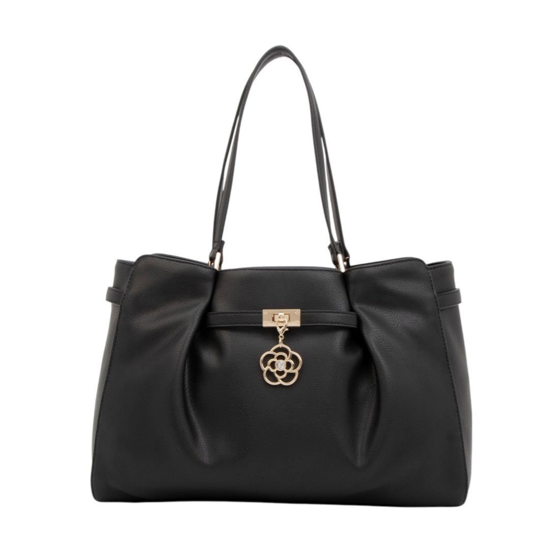 【クイーポ/KUIPO】のクレイサス CLATHAS ポルサ ハンドバッグ インテリア・キッズ・メンズ・レディースファッション・服の通販 founy(ファニー) 　ファッション　Fashion　レディースファッション　Fashion for Women　バッグ　Bags　ストーン　Stone, Gem-Like　チャーム　Charm, Pendant　フェミニン　Feminine, Girly　フロント　Front, Front Design　エレガント 上品　Elegant　財布　Wallet, Purse　ビジネス 仕事 通勤　Business / Work / Commuting　ブラック|ID: prp329100004824938 ipo3291000000035094216