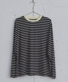 【ドゥ アルシーヴ/Doux archives】のボーダーインナーロンTee 人気、トレンドファッション・服の通販 founy(ファニー) ファッション Fashion レディースファッション Fashion for Women トップス・カットソー Cut & Sew Tops ロングTシャツ・Tシャツ Longline T-Shirts & Tees インナー Innerwear シンプル Simple, Minimal ジャケット Jacket, Outerwear ボーダー Border, Stripe thumbnail PATTERN1|ID: prp329100004824950 ipo3291000000035094378