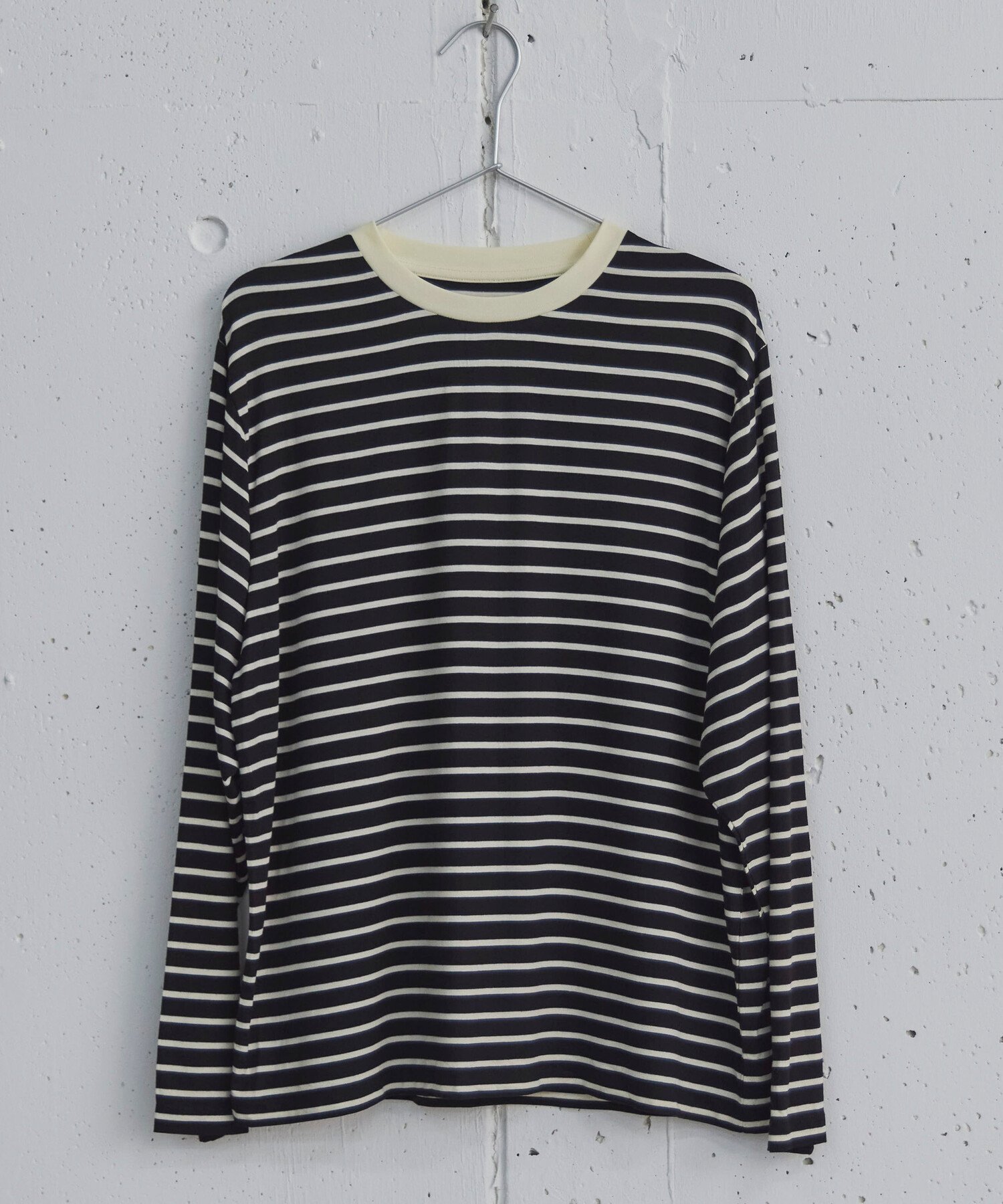 【ドゥ アルシーヴ/Doux archives】のボーダーインナーロンTee インテリア・キッズ・メンズ・レディースファッション・服の通販 founy(ファニー) 　ファッション　Fashion　レディースファッション　Fashion for Women　トップス・カットソー　Cut & Sew Tops　ロングTシャツ・Tシャツ　Longline T-Shirts & Tees　インナー　Innerwear　シンプル　Simple, Minimal　ジャケット　Jacket, Outerwear　ボーダー　Border, Stripe　PATTERN1|ID: prp329100004824950 ipo3291000000035094378