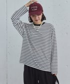 【ドゥ アルシーヴ/Doux archives】のボーダーインナーロンTee 人気、トレンドファッション・服の通販 founy(ファニー) ファッション Fashion レディースファッション Fashion for Women トップス・カットソー Cut & Sew Tops ロングTシャツ・Tシャツ Longline T-Shirts & Tees インナー Innerwear シンプル Simple, Minimal ジャケット Jacket, Outerwear ボーダー Border, Stripe thumbnail PATTERN2|ID: prp329100004824950 ipo3291000000035094379