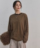 【ドゥ アルシーヴ/Doux archives】のボーダーインナーロンTee 人気、トレンドファッション・服の通販 founy(ファニー) ファッション Fashion レディースファッション Fashion for Women トップス・カットソー Cut & Sew Tops ロングTシャツ・Tシャツ Longline T-Shirts & Tees インナー Innerwear シンプル Simple, Minimal ジャケット Jacket, Outerwear ボーダー Border, Stripe thumbnail PATTERN4|ID: prp329100004824950 ipo3291000000035094381