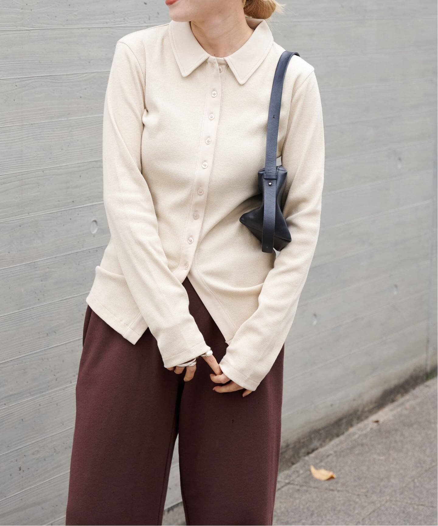 【アウトドアプロダクツ ユージュアルシングス/OUTDOOR PRODUCTS Usual Things】のエリツキリブカーディガン 人気、トレンドファッション・服の通販 founy(ファニー) 　ファッション　Fashion　レディースファッション　Fashion for Women　トップス・カットソー　Cut & Sew Tops　カーディガン・羽織り　Layered Style Cardigans　デニム　Denim, Jeans Material　フィット　Fit, Slim Fit　エレガント 上品　Elegant　 other-1|ID: prp329100004824959 ipo3291000000035094474