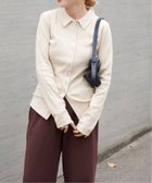 【アウトドアプロダクツ ユージュアルシングス/OUTDOOR PRODUCTS Usual Things】のエリツキリブカーディガン 人気、トレンドファッション・服の通販 founy(ファニー) ファッション Fashion レディースファッション Fashion for Women トップス・カットソー Cut & Sew Tops カーディガン・羽織り Layered Style Cardigans デニム Denim, Jeans Material フィット Fit, Slim Fit エレガント 上品 Elegant thumbnail ベージュ|ID: prp329100004824959 ipo3291000000035094476