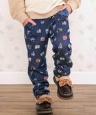 【ベベ オンライン ストア/BEBE ONLINE STORE / KIDS】の【お揃い】チェックくるま総柄ロングパンツ(80~130cm) ネイビー系|ID: prp329100004824965 ipo3291000000035094556